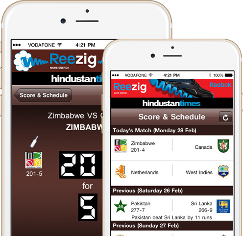 HT REEBOK Cricket for iPhone
